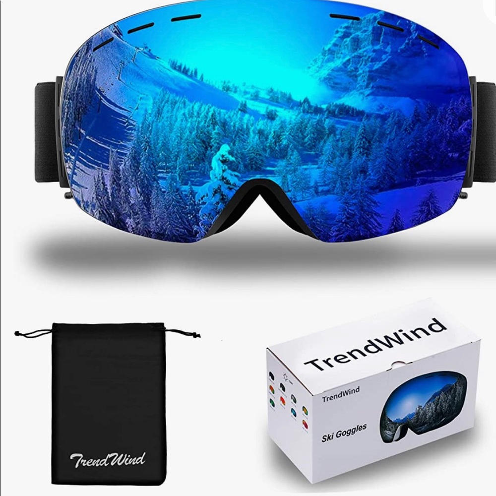 COPY - NWT Anti Fog Ski Goggles - Snowboard Goggle with Interchangeable Lens UV… - Picture 3 of 4